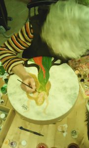 Atelier créa Nolwenn Floc'h : trouver l'image de son tambour